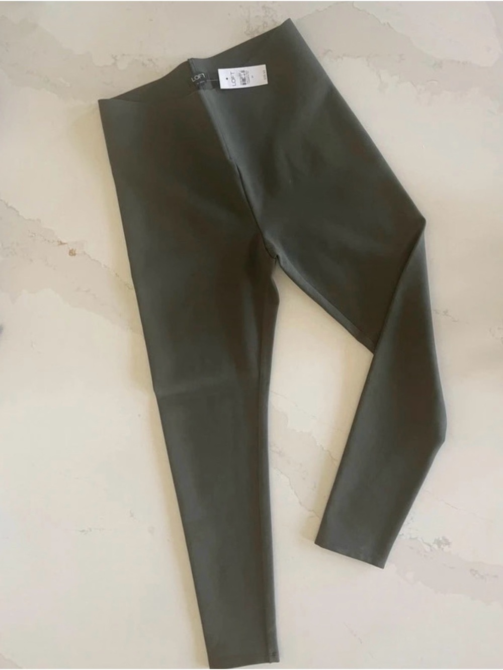 Olive Green Leggings Size Medium